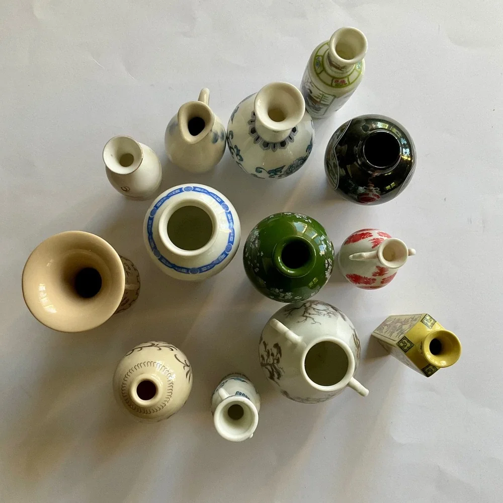 13pc VTG Franklin Mint Treasures of Imperial Dynasties Japan Mini Porcelain Vase